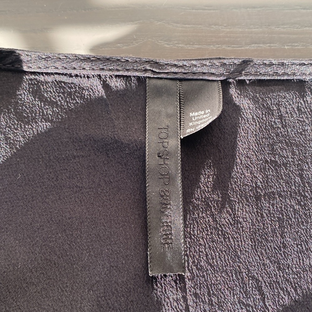 Topshop Boutique 100% Silk Blouse - Picture 5 of 8
